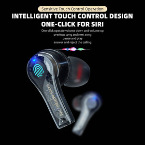 Auriculares Bluetooth Transparentes <span class=keywords><strong>para</strong></span> Juegos TS200, Compatibles con Color Personalizado, Reducción de Ruido, Micrófono <span class=keywords><strong>para</strong></span> Llamadas, Auriculares Inalámbricos Estéreo HIFI - Product Image 5
