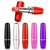 Jouet sexuel populaire pas cher femmes vibrant Mini balle masseur stimulateur de Clitoris rouge à lèvres vibrateur