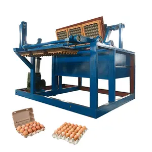 Máquina automática de fabricación de paletas de bandejas de huevos de papel para máquinas de huevos de gallina