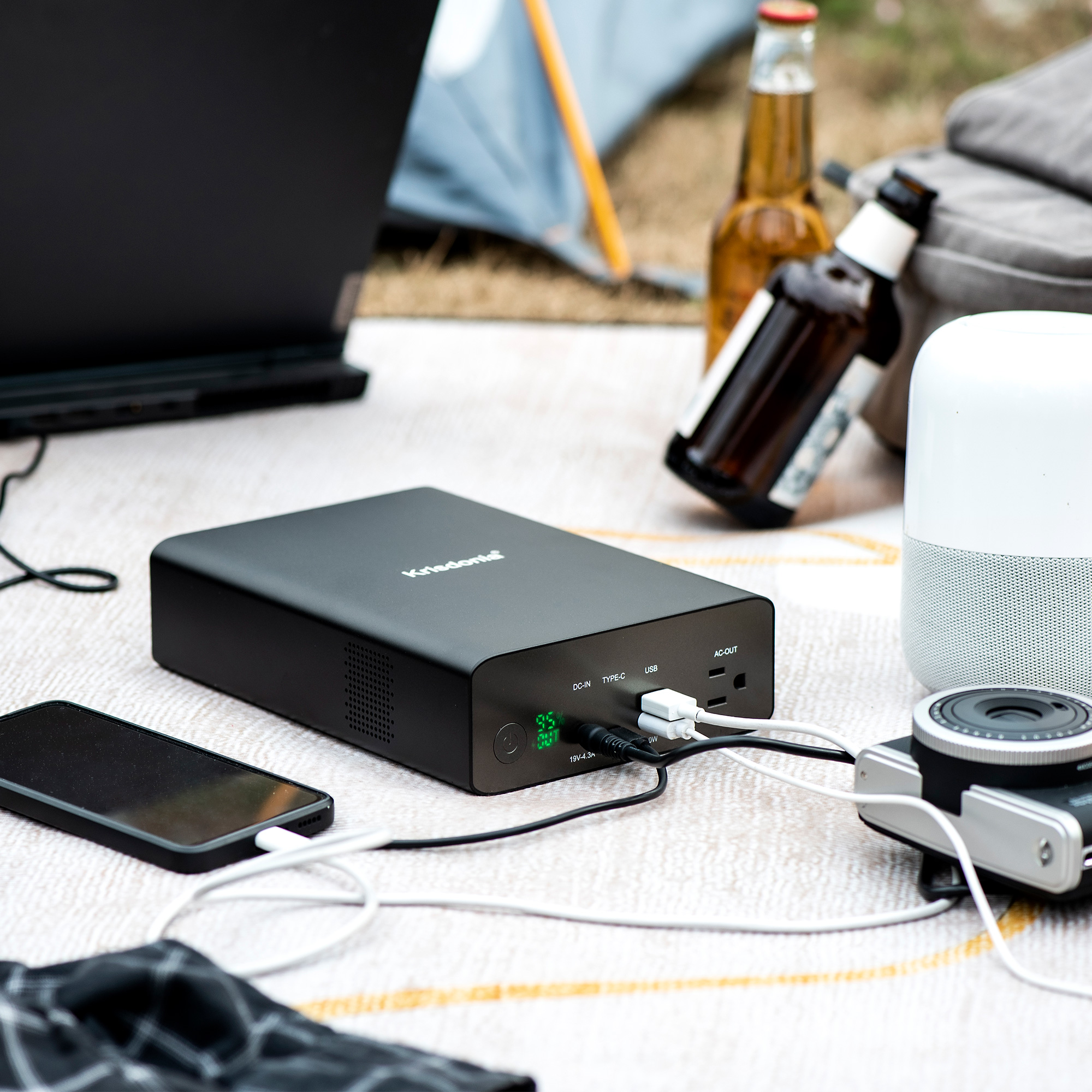 Krisdonia 100w AC Powerbank - 80000mah Portable Charger