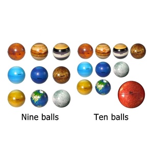 Mini Globo Planetario Educativo Temprano, Bola Elástica de Luna y Estrellas, Modelo del Universo, Juguete de Esponja Elástica para el Desarrollo Cognitivo de Niños, Regalo - Product Image 4