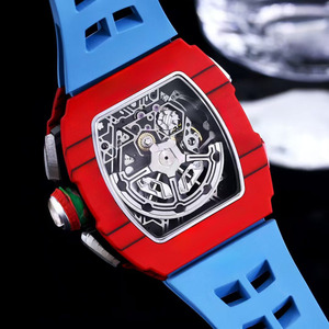 นาฬิกาสปอร์ตอัตโนมัติสำหรับผู้ชาย รุ่น 6501 คาร์บอนไฟเบอร์ คุณภาพสูง หรูหรา พร้อมฟังก์ชั่นโครโนกราฟแบบฟลายแบ็ค  หน้าปัดแซฟไฟร์ - Product Image 4