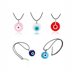 Cheaper Classic Glass Evil Eye Necklace Turkey Blue Eye Necklace Amulet Gift Against Wickedness