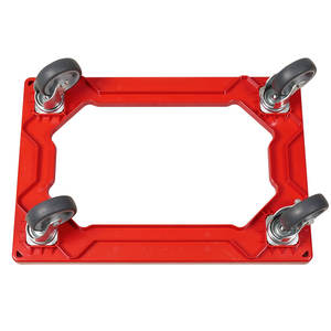 ลูกกลิ้งขนส่ง6ชิ้นสีแดงสำหรับกล่องตะกร้ากล่อง600x400มม. ล้อจัดการวัสดุ - Product Image 5