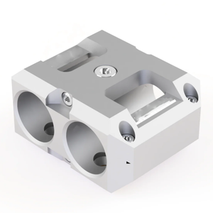 Puente de rodillo cromado personalizado Puente Tune-O-Matic con poste de tornillo y rueda - Product Image 5