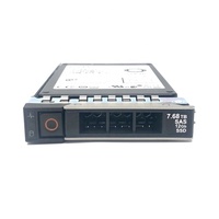 정통 새로운 델 7.68TB 2.5 인치 SAS 내부 서버 하드 디스크 15000rpm SATA 12 gb/s 5TB 용량 3.84TB 금속 플라스틱 쉘