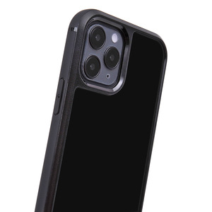 Ốp lưng <span class=keywords><strong>iPhone</strong></span> 12 chất lượng cao 2 trong 1, chất liệu TPU, PC, da, gỗ, sợi microfiber, hai mặt có rãnh, viền bảo vệ - Product Image 4