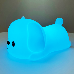 Lampe de chevet créative en silicone pour bébé et enfants Lampe pour chien <span class=keywords><strong>Beat</strong></span> Control Veilleuse LED rechargeable - Product Image 2