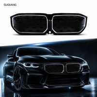 Grille avant en maille noire brillante G28 BEV EDrive35L EDrive40L avec trou pour caméra, d'origine pour BMW I3