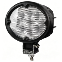 Projecteur de travail LED Ellipse 5,8 pouces 27W, étanche IP68, 12-48V, lampe auxiliaire pour conduite tout-terrain, voiture, camion, chariot élévateur, 1800lm