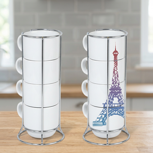 แก้วกาแฟสแตนเลสสตีลแบบสุญญากาศสองชั้น ขนาด 6 ออนซ์ ยี่ห้อ USA Stock พร้อมฝาปิด สำหรับการเดินทางและการใช้งานกลางแจ้ง - Product Image 3