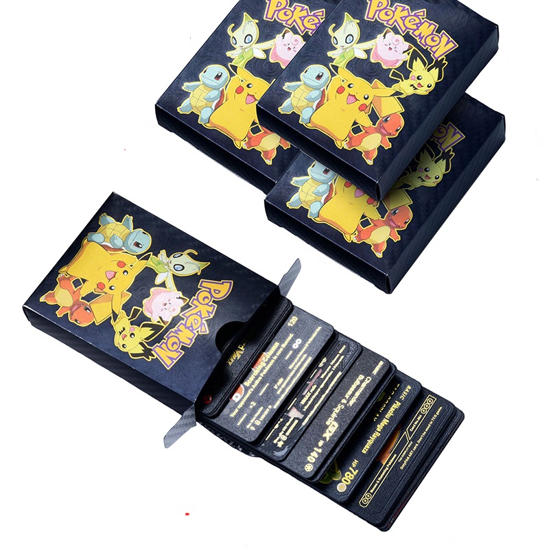 55PCS English Black