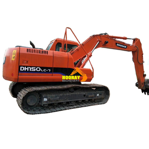 Excavatrice sur chenilles d'occasion Doosan DH150LC-7 Corée, 14,6 tonnes, hydraulique, excellent état, modèle 2023, 500h d'utilisation - Product Image 6