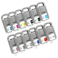 Cartouche d'encre pigmentée compatible Ocbestjet 12 couleurs 700ML PFI-3870 PFI-870 avec puce pour imprimante CANON Pro526 Pro546 Pro566 (CN)