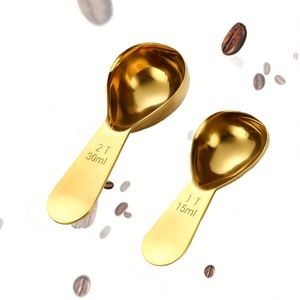 15ml or 30ml 18/8 Stainless Steel Measuring Spoon Coffee Scoop Short <b>Handle</b> Spoon for <b>Kitchen</b> Tools - Product Image 1