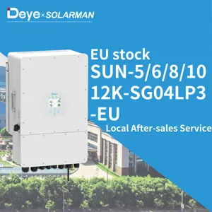 Deye SUN inverter tenaga surya, perangkat elektronika sun-12k-sg04lp3-eu hibrida SG04LP3-EU tiga fase Deye 6kw 8KW 10kW 12kW