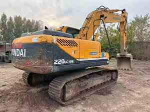 Excavatrice sur chenilles d'occasion Hyundai 220LC-9s de haute qualité coréenne, à vendre. Excavatrices Hyundai R220 d'occasion. - Product Image 2