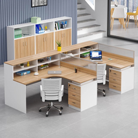 Bureau Bureau Bureau Personnel Bureau Simple Moderne Écran Station Casier Partition Employé Bureau D'ordinateur