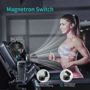 2-in-1 750ml BPA içermeyen plastik su şişesi kişisel boyun fanı 3 açık seyahat için eller serbest - Product Image 3