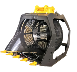 Godet de criblage rotatif pour excavatrice de construction chinoise avec maille de criblage personnalisable - Product Image 6