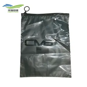 Packaging Bags Matte Clothes Package Pouch with Ziplock for T-shirt Frosted Bikini Zipper Plastic Pe Recyclable Custom Logo Pvc