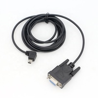 Cable de serie Mini B, ángulo recto de 90 grados, personalizado, USB a hembra, DB9, RS232