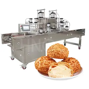 HNOC, máquina de relleno para hacer pasteles de cacahuete, máquina neumática para depositar masa de pastel de Brownie, precio bajo