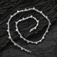 Collier ovale en laiton micro-incrusté de zircon, style luxe léger, assorti pour couple