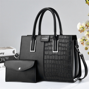 Set di Borse da Donna 2 in 1 di Lusso, Design Semplice, Etichetta Privata, Prezzo Conveniente, Vendita all'Ingrosso - Product Image 1
