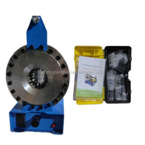 Pince à sertir hydraulique portable haute pression robuste avec 8 matrices interchangeables, facile à utiliser pour l'assemblage de flexibles industriels en caoutchouc - Product Image 6