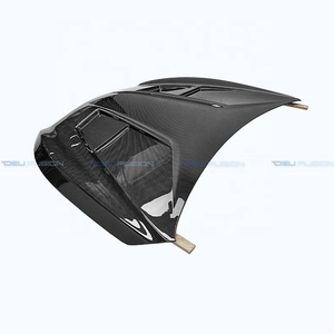 Cubierta de Capó Delantero de Fibra de Carbono Estilo DLF con Ventilaciones de Aire para Infiniti Q50 Q50S V37 2014-2020 - Product Image 2