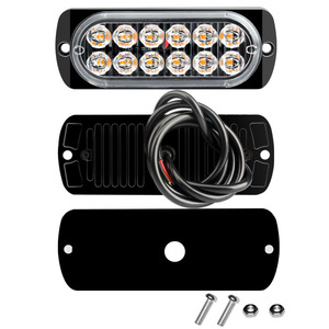 Yosovlamp Car LED luces laterales 12LED luces de advertencia intermitentes 12-24V luces de advertencia específicas para camiones - Product Image 6