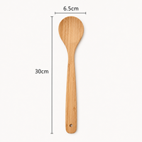 Ensemble de cuillères à pâtes en bambou ajourées, ustensiles de cuisine écologiques pour salades et spaghettis, avec trou de suspension, vente en gros