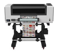Peningkatan baru kecepatan tinggi pernis timbul XP600 A3 uv dtf printer