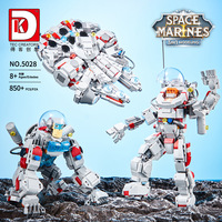 DK 5028 2024 NOUVEAU Modèle de briques techniques d'astronaute spatial 3 en 1, jouet à assembler pour enfants, cadeaux, 850 pièces, ensembles de blocs de construction