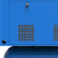 Compresseur d'air à vis lubrifié monophasé Dukas 3,7 kW avec bloc compresseur et moteur mobile 50 Hz/60 Hz intelligent mini