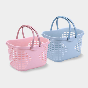 Nhà Máy Bán Buôn Tùy Chỉnh Stackable Mua Sắm Giỏ Cho Siêu Thị Buck Giỏ Cầm Tay Công Suất Lớn Tiện Ích Giỏ - Product Image 5