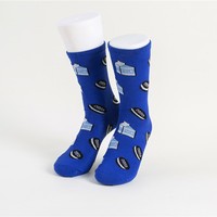 Chaussettes de skate fantaisie 2026 pour hommes, en coton, hautes, personnalisées, de qualité supérieure, amusantes