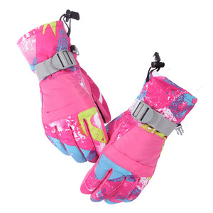 Gants de ski chauds pour l'hiver, imperméables, résistants au froid et en velours épais, compatibles avec les écrans tactiles, pour la randonnée en montagne et le cyclisme en plein air - Product Image 5