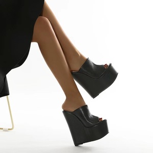 Nouvelles tongs tendance <span class=keywords><strong>euro</strong></span>-américaines 2024, talons hauts de 16 cm - Product Image 1