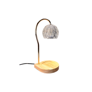 Modern Glass Candle Warmer <strong>Table</strong> Lamp 3500K Warm White Dimmable Decorative <strong>Lighting</strong> Switch Control for Bedroom Office - Product Image 1