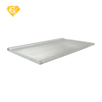 Plaque de refroidissement par extrusion de forme spéciale pour dissipation thermique, profilé en aluminium série 6000 découpé pour panneau publicitaire extérieur