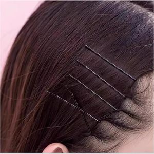 Vente en gros usine : Épingles à cheveux en métal noir en forme de U personnalisables, pinces à cheveux ondulées unisexe, écologiques, tendance, pour usage quotidien - Product Image 5