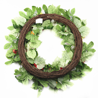 Couronne de fleurs artificielles de grande taille, 12-26 pouces, pour porte avant, printemps