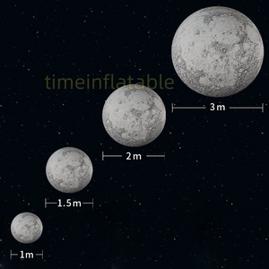 Bola De Luna inflable gigante de PVC de 6m y 10m personalizada para fiesta temática espacial modelo de luz LED DE LA TIERRA duradera y portátil - Product Image 2