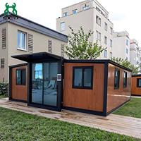Maisons conteneurs en acier extensibles au design contemporain, préfabriquées, modernes, minimalistes, écologiques et de haute qualité pour villas et appartements