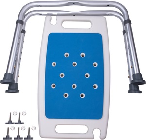 Bad glänzende Dusch stühle aus Aluminium/Bades itz/Dusch bank - Product Image 4