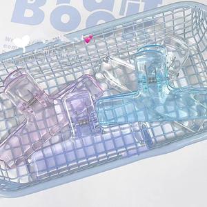 Großhandel Kunststoff Handwerk Büroklammern Niedliche transparente Acryl Binder <span class=keywords><strong>Clip</strong></span> Kunststoff Feilen klemmen für Büro & Schule Love Style - Product Image 6