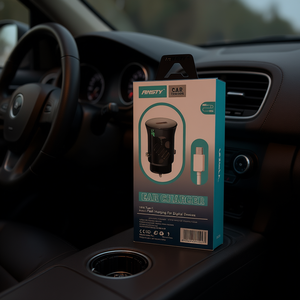 Chargeur de voiture ANSTY 18W Type-C à charge rapide pour appareils numériques - Product Image 3