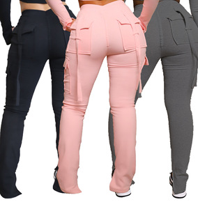 <span class=keywords><strong>Pantalon</strong></span> <span class=keywords><strong>Cargo</strong></span> <span class=keywords><strong>Femme</strong></span> en <span class=keywords><strong>Velours</strong></span> Personnalisé d'Hiver Décontracté Streetwear, <span class=keywords><strong>Pantalon</strong></span> Multi-Poches, Legging et Jogger pour <span class=keywords><strong>Femme</strong></span> - Product Image 3